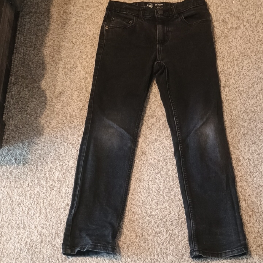 Slim Black Washed Jeans